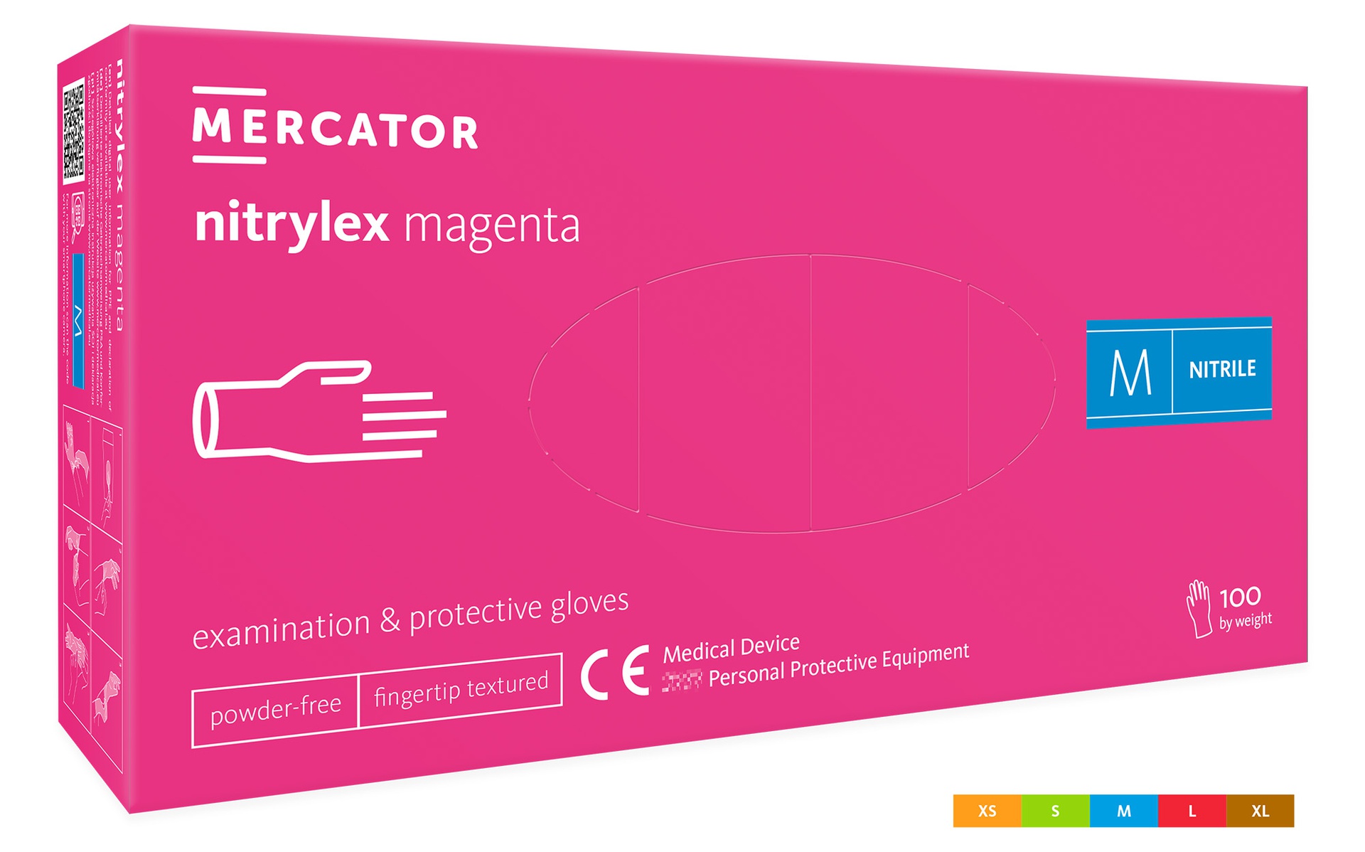 Nitrylex Magenta Mercator Medical Manufacturer Of Gloves And Single