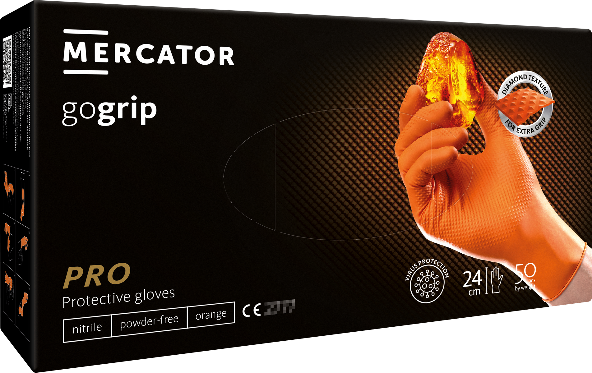 MERCATOR gogrip orange  Mercator Medical – fabricant de gants et